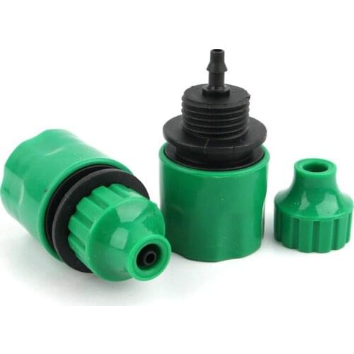 3pc 4/7mm Garden Hose Telescopic Joint Garden Water Gun Water Pipe Connector Water Faucet Plastic Connector For Garden Accessory