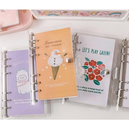 A6 Size Lucky Alpaca Cartoon Notebook Cute Ice Cream Bear Notepad Creative Journal Planner Notes Stationery Hand Account Book
