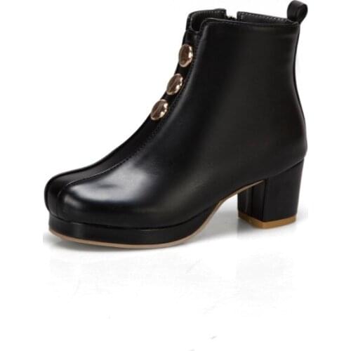 Big SizeSimple short boots boots women shoes ankle boots for women ladies boots shoes woman winter