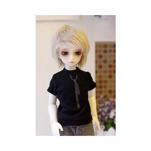 [wamami] 766# Black &Print Tie T Shirt/Outfit For 1/4 MSD 1/3 SD DZ AOD BJD Dollfie