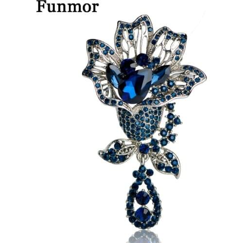 Funmor Flower Brooches For Clothes