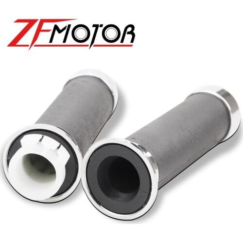 1 Set 7/8" 22mm Handle Grip Hand Grips Motorcycle Handlebar Grip Rubber Gel Sleeve for HONDA Magna 250 Magne250 SHADOW 400 750