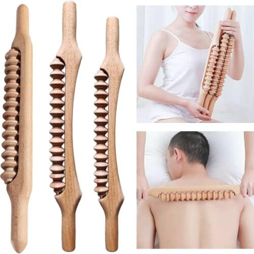 Wood Beech Gua Sha Massage Tool Guasha Scraping for Release Back Neck Pain Massager Scraper Treatment Products