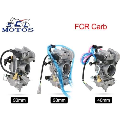 Sclmotos- Original Motorcycle Keihin FCR Carb Carburetor For Honda CRF150R CRF250 CRF450 XR250 FCR Caliber 33 38 40mm Carburedor