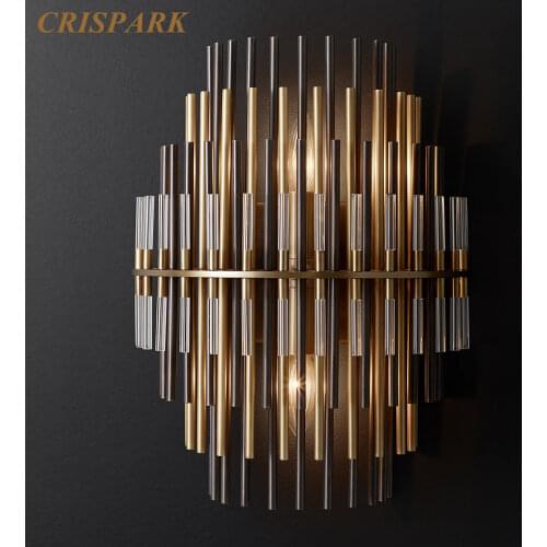 Metal Vintage Wall Lamp LED Brass Finish Creativity Wall Sconce Light Art Deco Indoor Light Fixture for Bathroom Porch Bedroom