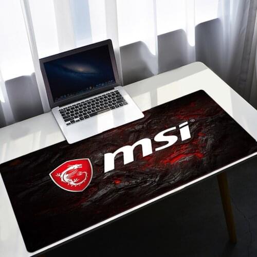 Msi Xxl Mousepad Mouse Pad Play Mat Table Pads Kawaii Gamer Gaming Complete Accessories Deskpad Anime Mouse Mats Pc Mausepad