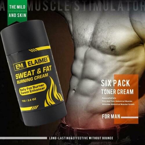 75g Slimming Cream Belly Firming Fat Burner Sweat Enhancer Abdomen Burning Weight Loss Cream Abdominal Muscle Exercise Artifact