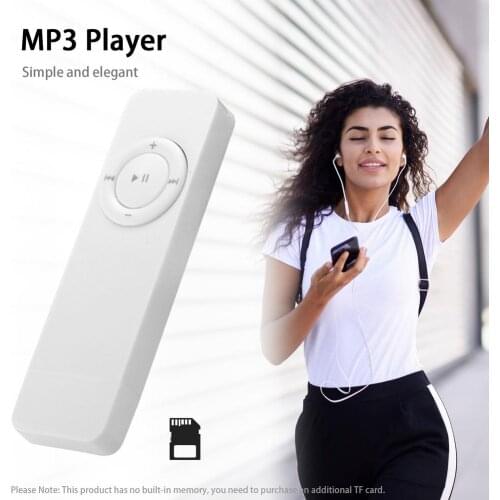 MP3 Player USB Pluggable Card Music Media Player Portable Long Strip Music Player Student Sports Running Music Walkman