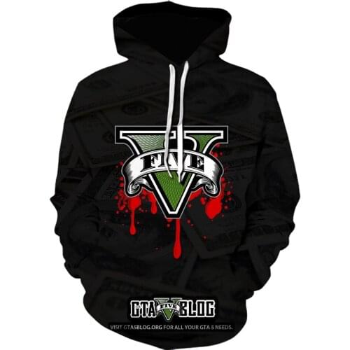 2021 Brand black Hoodie Grand Theft Auto 3D Printed Mens/Womens Hoodies Harajuku Streetwear Game GAT 5 Casual Tracksuits S-6XL