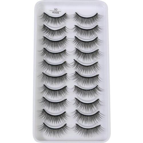 NEW 10 pair Mink Eyelashes Crisscross False Eyelashes Handmade Eyelashes Dramatic Lashes