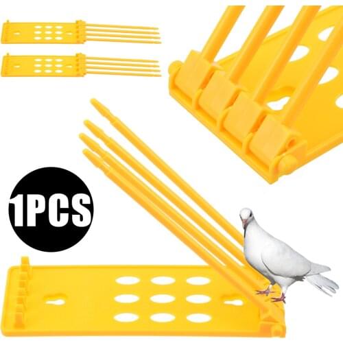 Plastic Pigeon Parrot Foot Ring Holder Bird Training Articles Leg Ring Stand Band Racks 20*7cm Pet Supplies