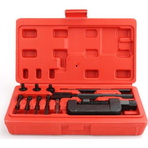 Motorcycle Bike Chain Breaker Splitter Riveting Tool Repair Tools Set Launches Chain Pin Press Handle Motorbike Chain Riveter