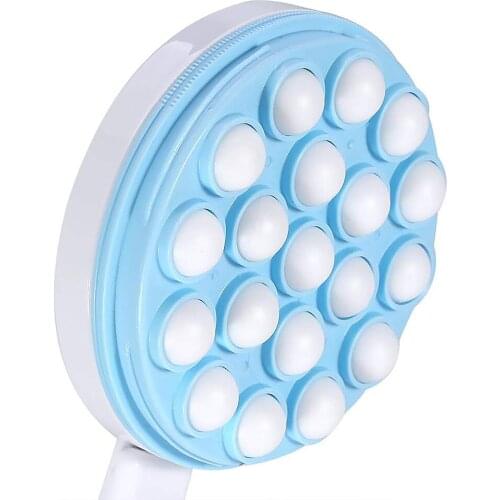 Body brush, long handle, back body skin cleaning brush, exfoliating scrub, massager shower back, bathroom supplies massage tool