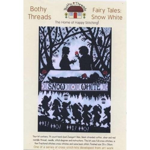 Top cross stitch kit Animal cotton thread Love lock canvas stitching embroidery Snow White in the Green Fairy Tales Series