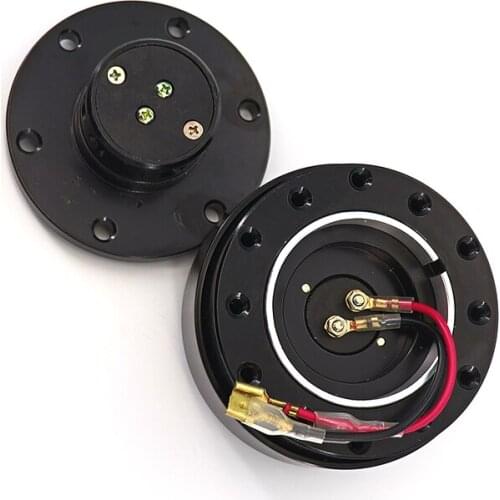 Universal Car Auto Steering Wheel ultrathin Quick Release Hub Adapter For 6 hole Snap Off Boss Kit Car Accessories