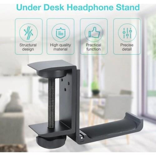 Universal Earphone Holder Hook Gaming Headset Hanger Holder Headphone Stand for Earphone Hanging Mount Stand Accessories
