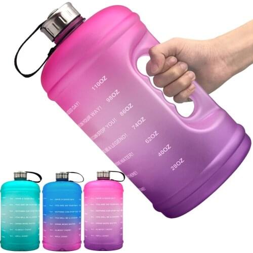 2.2L 3.78L Plastic Sport Water Bottle Fitness Travel Jugs Fashion Portable High Capacity Outdoor Cycling Space Cup Drink Bottles