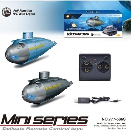 2.4G Wireless Six-way Remote Control Submarine Nuclear Submarine Electric Remote Control Boat Ship Toy Model Christmas Gift