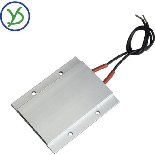 220V 75 ℃ Thermostatic PTC heater electric heating element egg incubator heater ceramic aluminum heater with shell 77*62mm