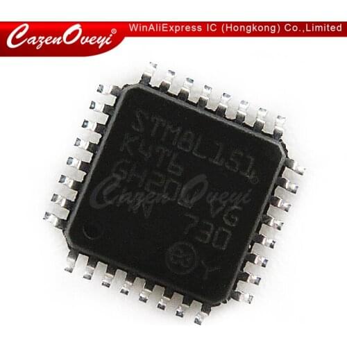 5pcs/lot STM8L151K4T6 STM8L151 QFP-32 In Stock