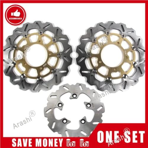 Arashi 1 Set For SUZUKI GSXR1000 2001 - 2014 CNC Front Rear Brake Disc Rotors GSXR GSX R 1000 GSX1000R 2007 2008 2009 2010 2011