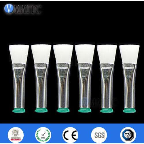 Free Shipping 10Pcs 18G Flat 11mm Width Glue Dispensing Needle Brush Tips
