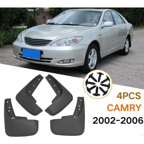 Splash Guards for 2002-2006 Toyota Camry 4Pcs Front Rear Mud Flaps Mudguards Fender Car Accessories