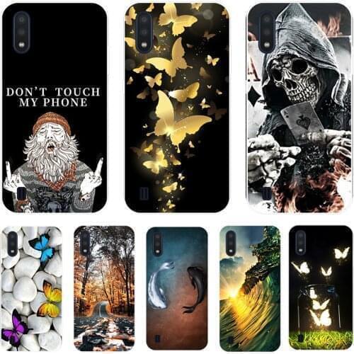 Case For Samsung A01 coque tpu Soft Silicon Back Cover Phone Case For Samsung Galaxy A01 GalaxyA01 A 01 A015 5.7inch bumper cute