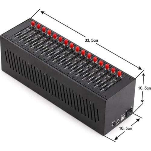 FIMT Wavecom GSM Modem 16 PORT sim card Send SMS