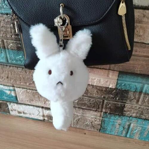 Game Genshin Impact Anime Klee Cosplay Mascot Cute Plush Dolls Pendant Toys Bunny Keychain Charm Keyring Gift