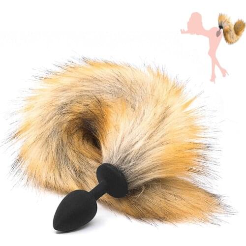 Fox Tail Masquerade Party Supplies Sexy Butt Plug Role Play Anal Plug Prostate Massager Sex Toy for Women