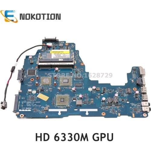 NOKOTION Motherboard For Toshiba Satellite C660 C660D LA-6846P K000124450 K000128560 Mainboard HD 6330M graphics