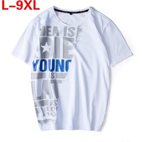 Mens Fashion Big Size 9xl 8xl 7xl6xl 5xl T Shirt Men Plus Size Tshirts New T Shirts Casual Large Size Male Oversized Tops Tee