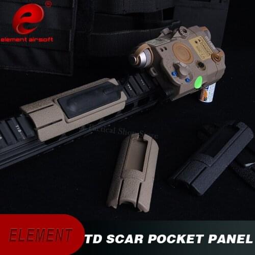 Element 4.125" ITI SCAR Pocket Panel Remote Switch Rail Pads Set Light Accessories Airsoft EX300