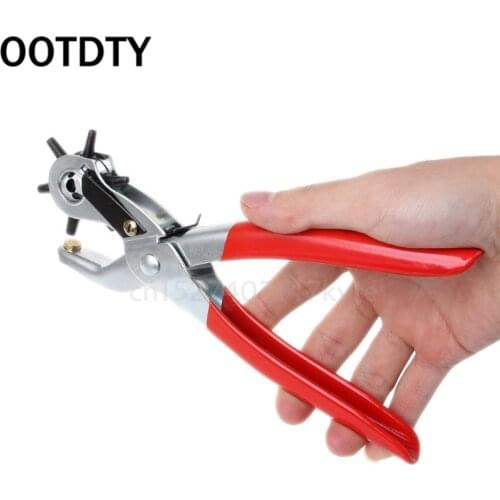 Home Use Leather Belt Hole Punch Drill Plier Eyelet Sewing Machine Leathercraft Household Bag Tool Strap