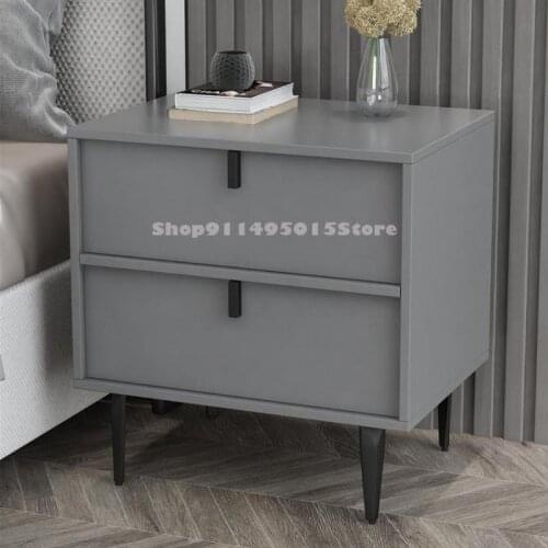 Bedside Table Simple Modern Light Luxury Bedroom Net Red Small Bedside Cabinet Storage Cabinet Nordic Style Ins