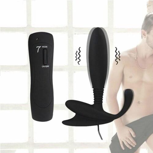 Loaey Silicone Male Prostate Massager, Remote Control Anal Vibrator Butt Plug Waterproof Adult Electric Sex Toys For Men