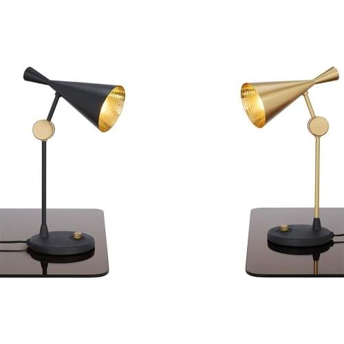 Modern Simple Creative BEAT Table Lamp Bedroom Bedside Lamp Studio Living Room Decoration Reading Desk Lights Free Shipping