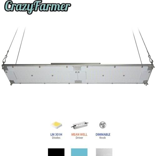 Crazy Farmer 240w Geeklight Led Grow Light lm301h lm301b 3000k 3500k For Plants Grow