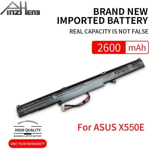 PINZHENG A41-X550E Laptop Battery For ASUS X450 X450E X450J X450JF X751M X751MA X751L X750JA A450J A450JF A450E Replace Battery