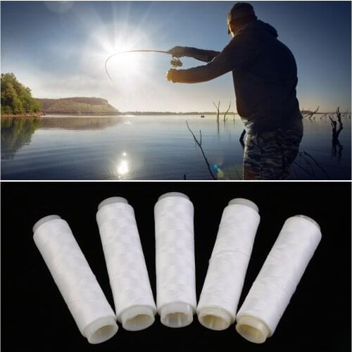 1Pc PJ1/2/3/4/5 Bait Elastic Thread Spool Sea Fishing Wire Accessories Tackle Invisible High Tensile Polyester Fishing Bait Line