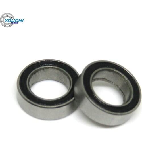 10Pcs 3x8x3 MR83 2RS GRC15 Miniature Ball Bearings L830 MR83 MR83 RS MR83RS 3*8*3 Double Rubber Dust Cover Mini Ball Bearing