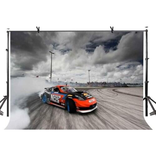 150x220cm Supercar Backdrop Speeding Dynamic Super Sports Car Photography Background for Camera Photo Props