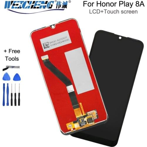 6.09" Black for Huawei Honor Play 8A/ Honor 8A LCD Display+Digitizer Assembly Touch Screen LCD TouchScreen Repair Parts+Tools
