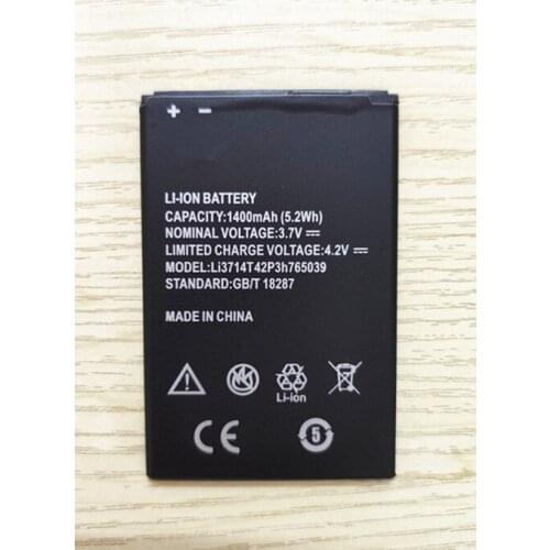 B-TAIHENG New LI3714T42P3H765039 Battery For ZTE Blade A3 T220 AF3 T221 A5 AF5 High Replacement Battery Real Capacity 1400mAh