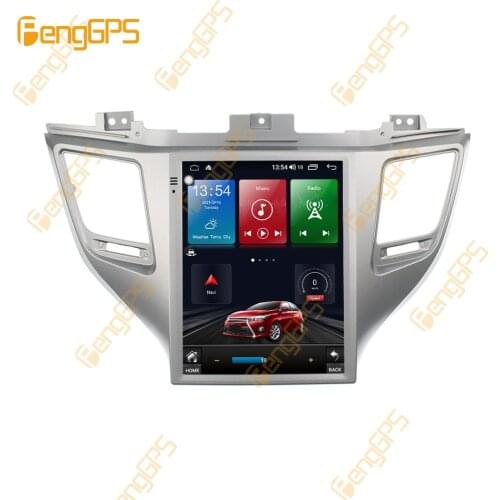 128G Android 10 Tesla Style Screen For Hyundai Tucson 2016 2018 Car Multimedia Function Player GPS Radio Auto Stereo Head Unit