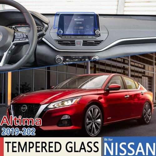 For Nissan Altima L34 MK6 2019 2020 2021 2022 Car Navigation GPS Film Perfect Fit Touch Full Screen Protector Tempered Glass
