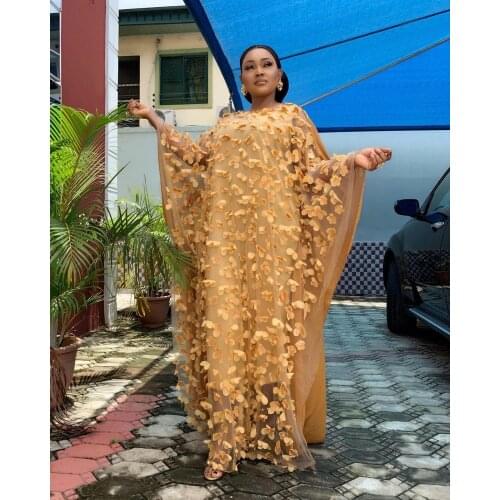 HGTE 2018 new classic african women dashi fashion loose embroidered long dress african dress female african clothing Large size