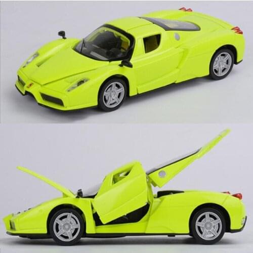 15CM 1/32 Toy Car Metal Alloy ENZO Sports Racing Pull Back Diecasts Vehicles Model Toys For Children Kids Collection display