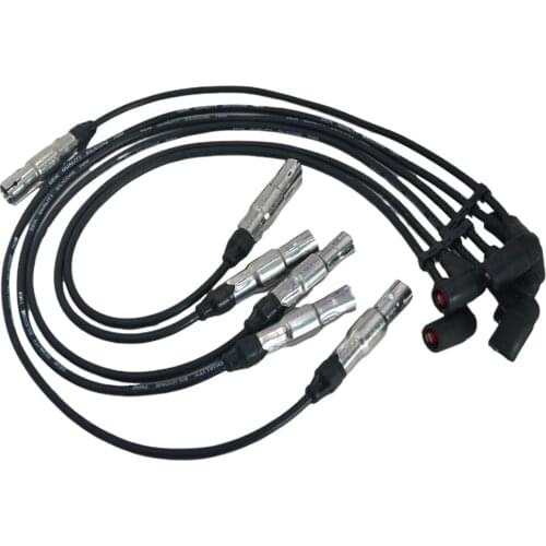 6 X 12v Ignition Spark Plug Wire Kit Fits For Golf 1999-2002 2.8L